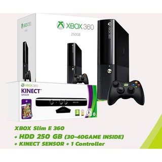 XBOX360 มือ 1 + Kinect Promotion Set + Game Free