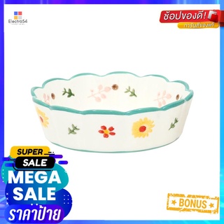 ชามขอบหยัก KECH PORCELAIN 7 นิ้ว CHRYSANPORCELAIN SCALLOPED EDGE BOWL KECH 7IN CHRYSAN