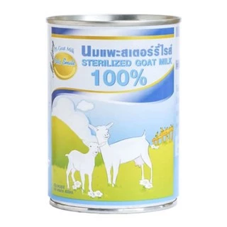 นมแพะศิริชัย (ขายยกลัง12กระป๋อง)​ สเตอร์รี่ไรส์ 100% ขนาด 400ml. **โปรดทราบไม่รับผิดชอบเรื่องกระป๋องบุบระหว่างขนส่ง**