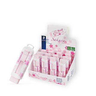 STAEDTLER ERASER SLIDING SAKURA SHRINKWRAPPED ยางลบสไลด์- ซากุระ รุ่น 525 PS1A จำนวน 1 ชิ้น