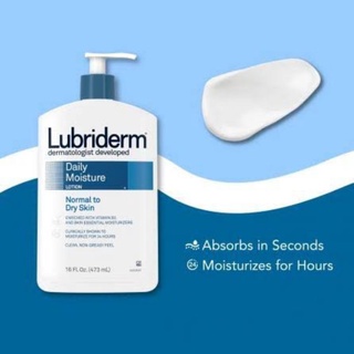 โลชั่นผิวแห้ง Lubriderm Daily Moisture Lotion Normal To Dry Skin 709ml