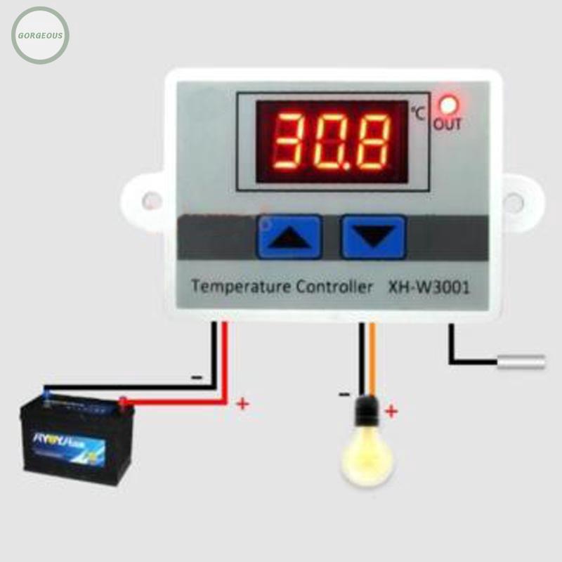 เครื่องควบคุมอุณหภูมิดิจิตอลจอแอลซีดี 12 / 220V