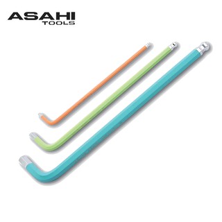 Asahi หกเหลี่ยมสี ยาวพิเศษหัวบอล รุ่น AQU