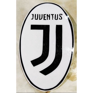 สติ๊กเกอร์ JUVENTUS  ขนาด 9.5×17 ซม. (กันน้ำ)​ (สติ๊กเกอร์ที่ใช้เกรด A)​ **มีเก็บเงินปลายทาง**