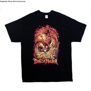 คอลูกเรือเสื้อยืดคอกลมเสื้อเชิ้ต ลายวง The Black Dahlia Murder Dune - XLผ้าฝ้ายแท้