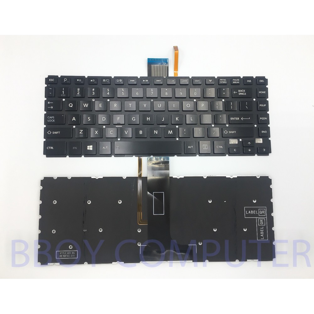TOSHIBA Keyboard คีย์บอร์ด TOSHIBA Satellite E45W-C4200X E45W-C4200 E45-B E45-B4200 E45-B4100 สีดำ G
