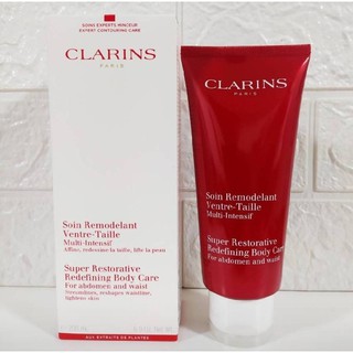 Clarins Super Restorative Redefining Body Care For Abdomen And Waist 200ml เคาน์เตอร์ 3,950฿ ขาย 3,499฿ ค่าส่