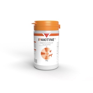 Ipakitine อาหารเสริมสำหรับดักจับฟอสฟอรัสในสุนัขและแมวโรคไตเรื้อรัง ขนาด60กรัม