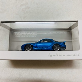 IGNITION MODEL #ROCKET BUNNY RX-7 FD3S (Blue Metallic)🚦Scale 1:64