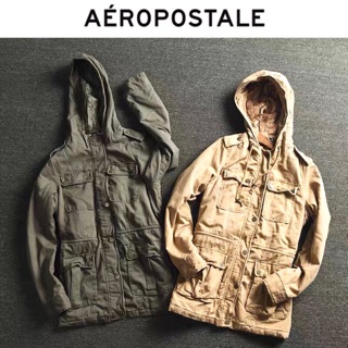 เสื้อPARKA เสื้อฮูททหาร เสื้อฮูทเขียวทหาร AEROPOSTALE (wy573)