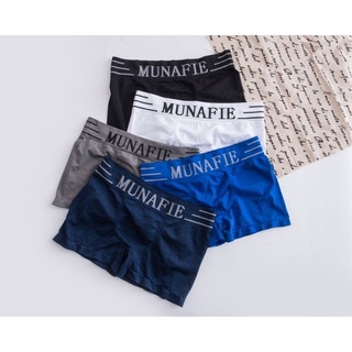 ”50MIDNIGHT” ลด 50% 🔥[พร้อมส่ง] Munafie พร้อมส่งจากไทย Boxerชาย ผ้านิ่มใส่สบาย ไม่อึดอัด ไม่มีถุงซิป MW#00000