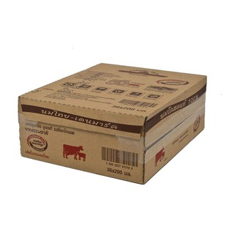 ไทยเดนมาร์ค นมยูเอชที รสช็อกโกแลต 200 มล. 36 กล่อง x 1 แพ็ค Thai-Danish UHT Chocolate Flavored 200ml, 36 boxes x 1 pack