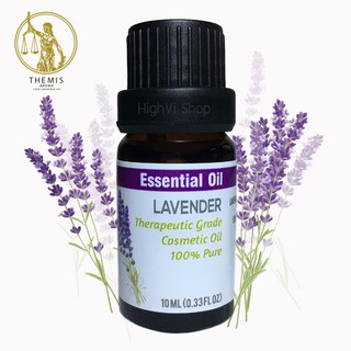 น้ำมันหอมระเหยจากดอกลาเวนเดอร์ บริสุทธิ์ 100% ขนาด 10 มล. (100%Essential Oil Of Lavender 10 ml.)