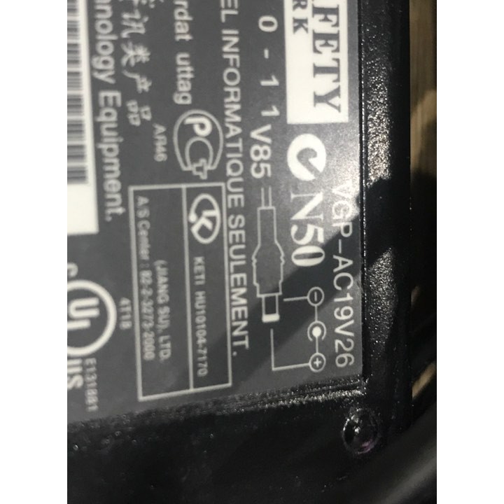 [ลด80.- โค้ด PIMT124]Adapter Sony 19.5V-4.70A : 92W (6.5*4.4*10 mm with pin) มือสอง