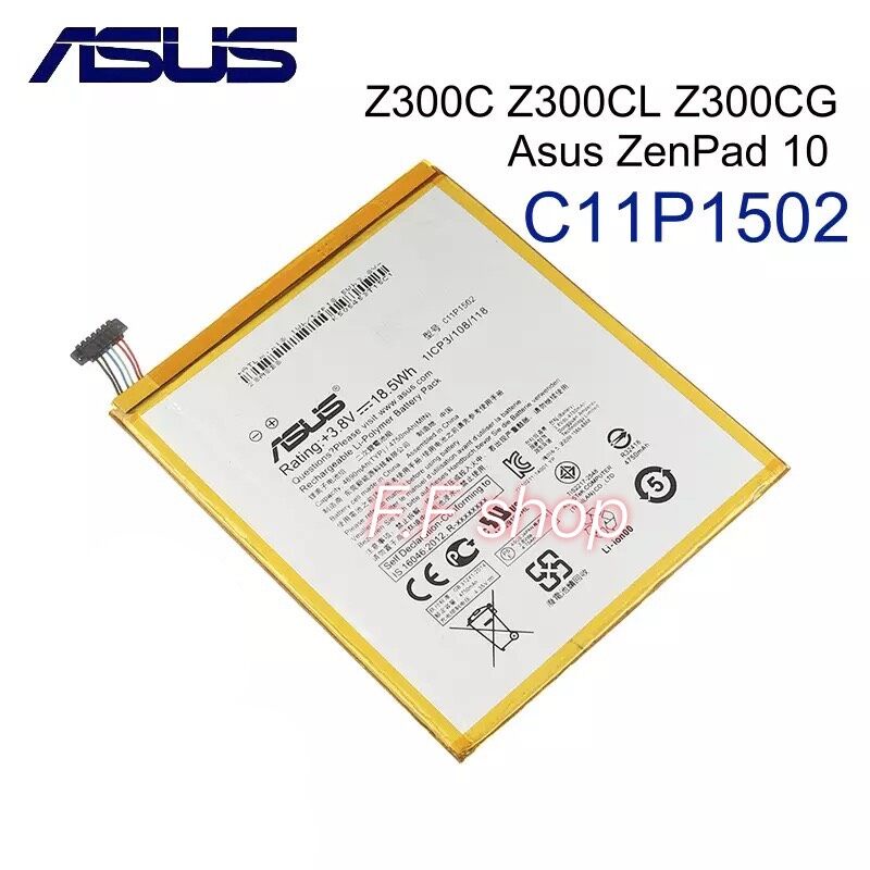 แบตเตอรี่ Asus Zenpad 10 Z003C Z300CG 4890mAh C11P1502 ประกัน 3 เดือน แท้