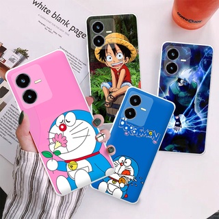 เคสโทรศัพท์ซิลิโคน TPU แบบนิ่ม ลายเพ้นท์ สําหรับ VIVO Y22 Y22S Y22 Y22S