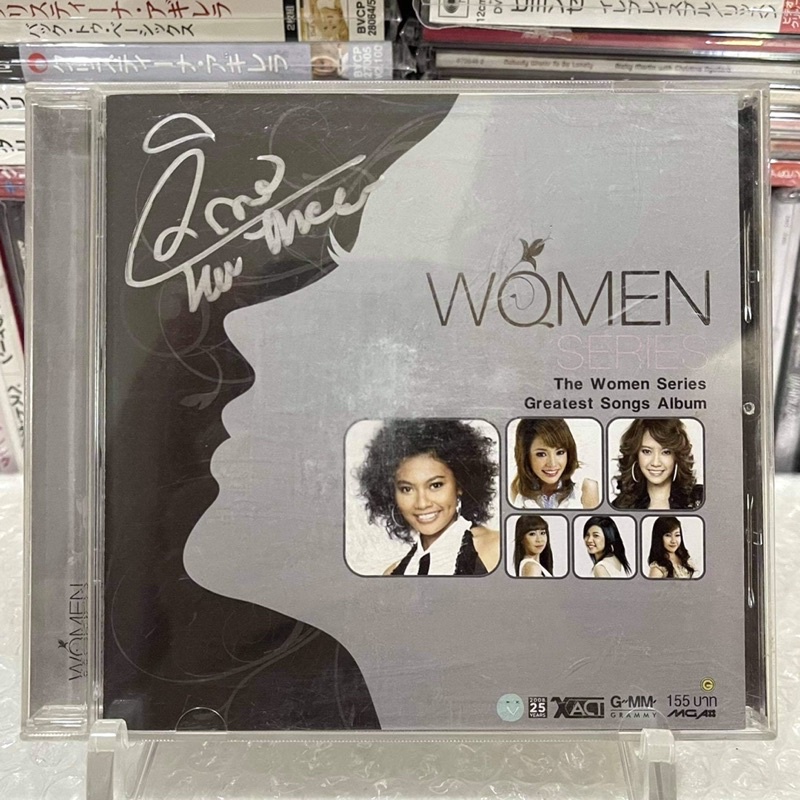 🛒 (พร้อมส่ง) **ลายเซ็นสด ของแท้** CD ซีดีเพลง: แก้ม วิชญาณี The Star — Woman Series [Promo/Signed CD