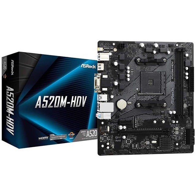 ASROCK A520M-HDV Model : A520M-HDV Vendor Code : A520M-HDV