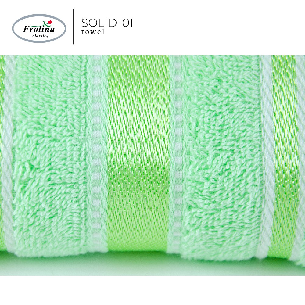 Frolina ผ้าขนหนูเช็ดตัว ขนาดใหญ่ 30 x 60 นิ้ว ดีไซน์ Solid01 - รูปที่ 7