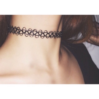 Tattoo Choker หนา เส้นใหญ่