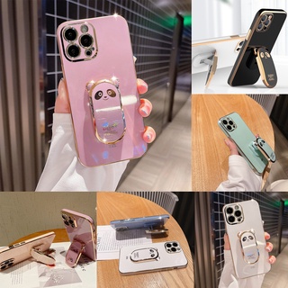 เคสโทรศัพท์มือถือ ป้องกันเลนส์กล้อง ลายหมีน่ารัก สําหรับ VIVO V19 Neo V17 X70 Pro X60 Pro X50 Pro