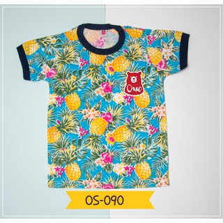 เสื้อครอบครัว เสื้อลายดอก เสื้อเด็ก รหัส OS-090