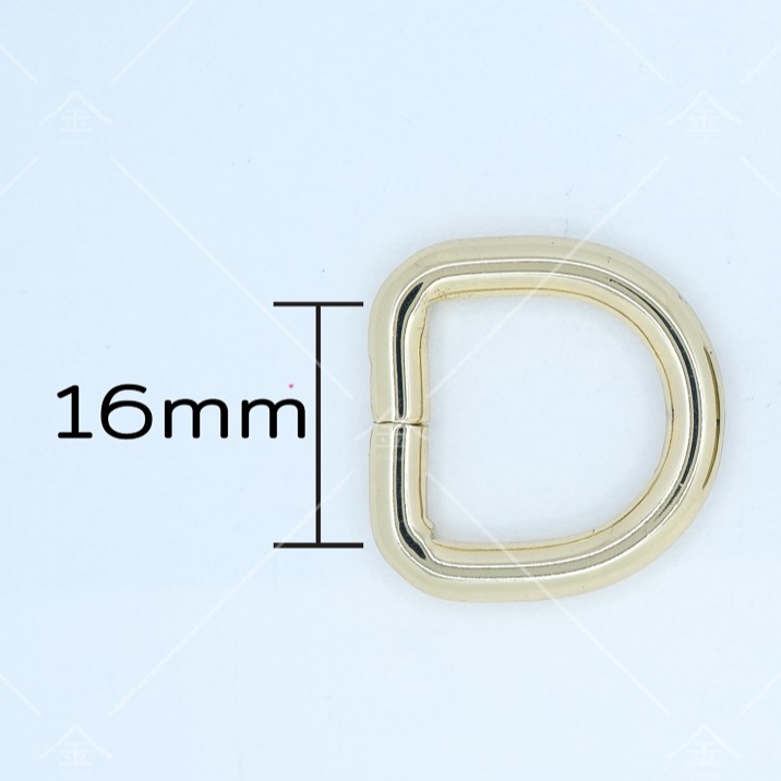 ปลีก/ส่ง (4ชิ้น) ห่วงตัวDลวด 1.6ซม. 4ชิ้น งานซิ้ง ชุบเกรดA ไม่ลอก ไม่ดำ (WR1455)