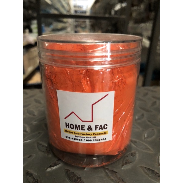 สีเสน สีเสนแม่พิมพ์ แบบผง สีส้ม ขนาด จุ 1 กก งานโมลด์ ฟิตโมลด์ สีชาด สีฝุ่น mold โมล์ด/homeandfac