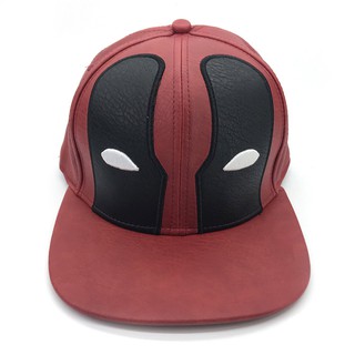 New Deadpool Leather Cap หมวกหนังเดดพูล