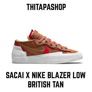 SACAI X NIKE BLAZER LOW BRITISH TAN