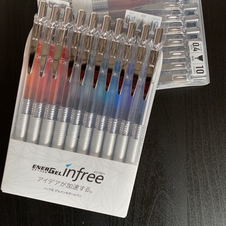 ปากกา Pentel Energel Infree และไส้ปากกา 0.5