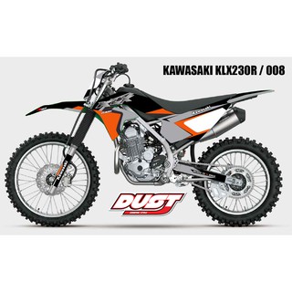 สติ๊กเกอร์วิบาก KAWASAKI KLX 230R ทั้งคัน Graphic kit สติ๊กเกอร์เคลือบเงา สุดคุ้ม