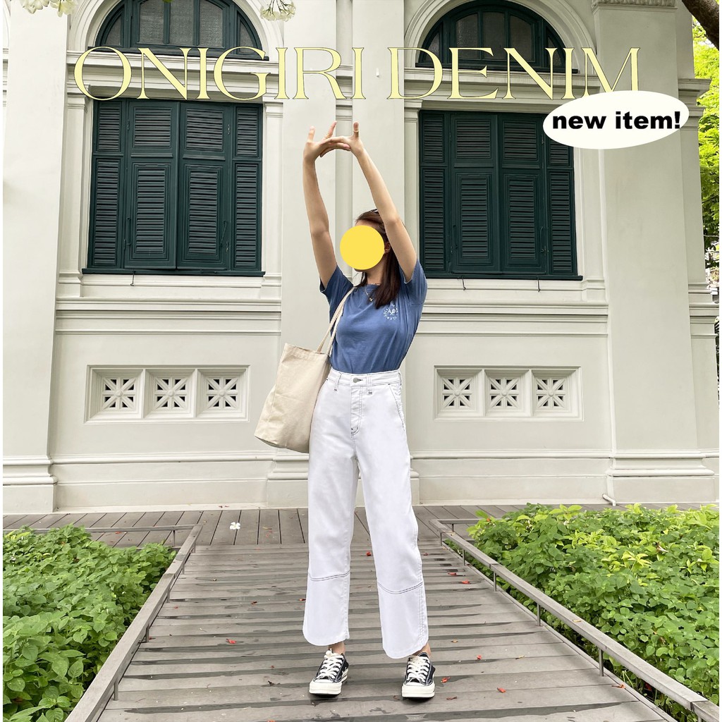 TGDA.CO - กางเกงยีนส์ Body girl รุ่น Onigiri denim (พร้อมส่ง)