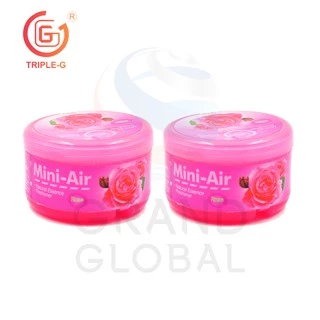 Triple-G air freshener gel น้ำหอม เจล ปรับอากาศ เจลหอม เจลปรับอากาศ ดับกลิ่น อับ ชื้น 75 กรัม ( 12 ชิ้น) น้ำหอมติดรถยนต์