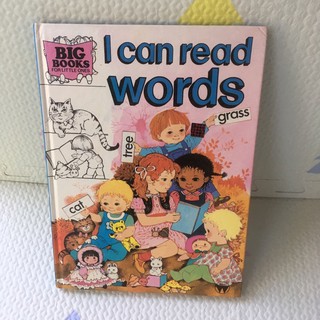 I can read words  BIG BOOKS for little ones ปกแข็งมือสอง -cb3