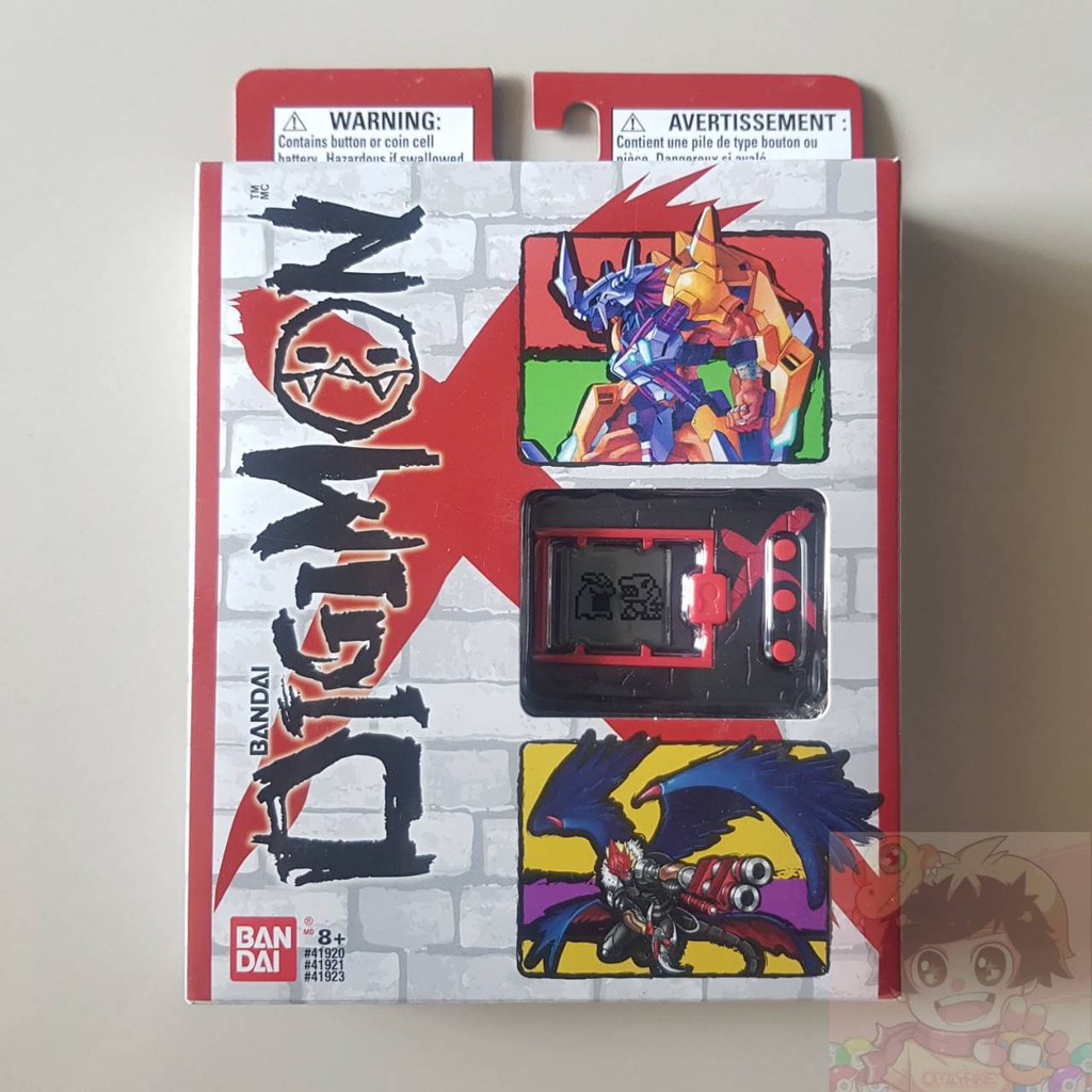 BANDAI DIGIMON Digital Monster V-pet Ver.X ENG BLACK RED COLOR(สีดำแดง) ของใหม่มือ 1 [LOT US]ดิจิม่อ