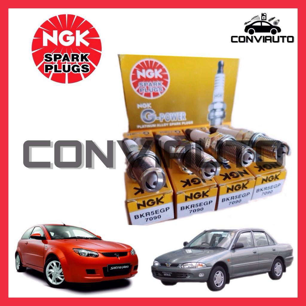 PROTON WIRA SATRIA 1.6 PUTRA 1.8 NGK SPARK PLUG BK5E BKR5E BKR5E11 4 ชิ้น/1 ชุด