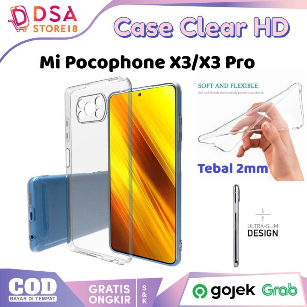 Softcase Xiaomi Mi Pocophone X3 / X3 PRO Silicone Liquid Clear Casing HD