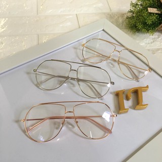 Eyewear_by.tm แว่นกรองแสง ใส่ตัดแสงหน้าคอม รุ่น Mccartney   สีเงิน , ทอง , พิ้งโกลด์