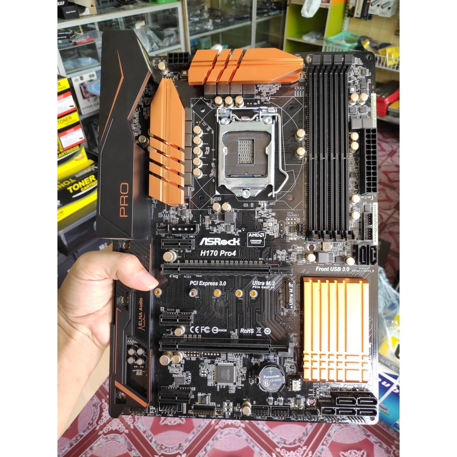 MAINBOARD (เมนบอร์ด) 1151 ASROCK H170 PRO4 GAMING มือสอง