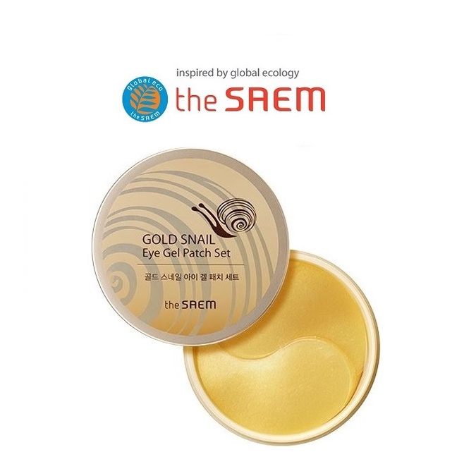 [THE SAEM] Gold Snail Eye Gel Patch Set 100g เจลบํารุงรอบดวงตา สูตรหอยทาก สินค้าเกาหลีแท้ๆส่งตรงจากเกาหลี