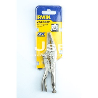 คีมล็อคปากแหลม IRWIN VISE-GRIP 4" รุ่น 4LN (Long Nose Locking Plier)