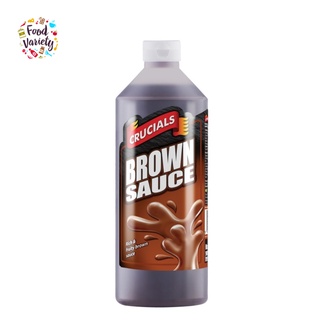 Crucials Brown Sauce Rich &amp; Fruity Brown Sauce 500ml ครูตเชียวบราวน์ซอสริช &amp; ฟรุ๊ตตี้บราวน์ซอส 500 ml