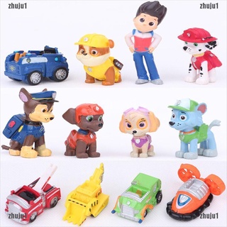 (Juju) โมเดลฟิกเกอร์ Paw Patrol ขนาดเล็ก 12 ชิ้น