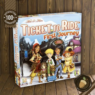 Ticket to Ride First Journey: Europe Map บอร์ดเกม คู่มือภาษาอังกฤษ (Boardgame บอร์ดเกม การ์ดเกม เกม)