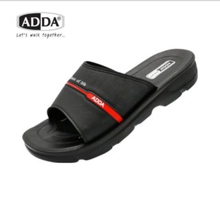 ADDA 7C เนื้อPU นุ่ม รองแตะสวมชาย ใส่สบายเท้า