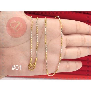 สร้อยคอสองกษัตริย์ หุ้มทอง24k 1.5มิล เหมือนแท้มาก💢ไม่แพ้ ไม่ลอก ไม่ดำ💢