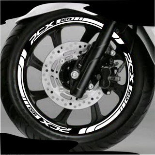 สติกเกอร์ติดขอบล้อ pcx 160 pcx 160 (2ban / 2tire / Front Rear)