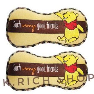 #หมอนรองคอกระดูกในรถยนต์ #Pooh #พูห์สก๊อต (2 ชิ้น) ลิขสิทธิ์แท้