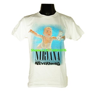 เสื้อยืดสุดเท่เสื้อวง Nirvana เสื้อวินเทจ ลายอมตะ เสื้อวินเทจ เนอร์วานา NIR8055Sto5XL